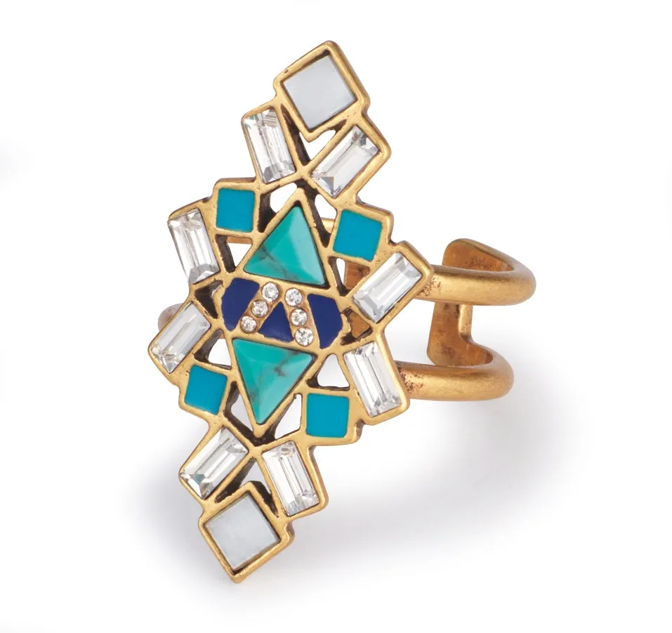 Stone Tile Ring sold by Stella & Dot