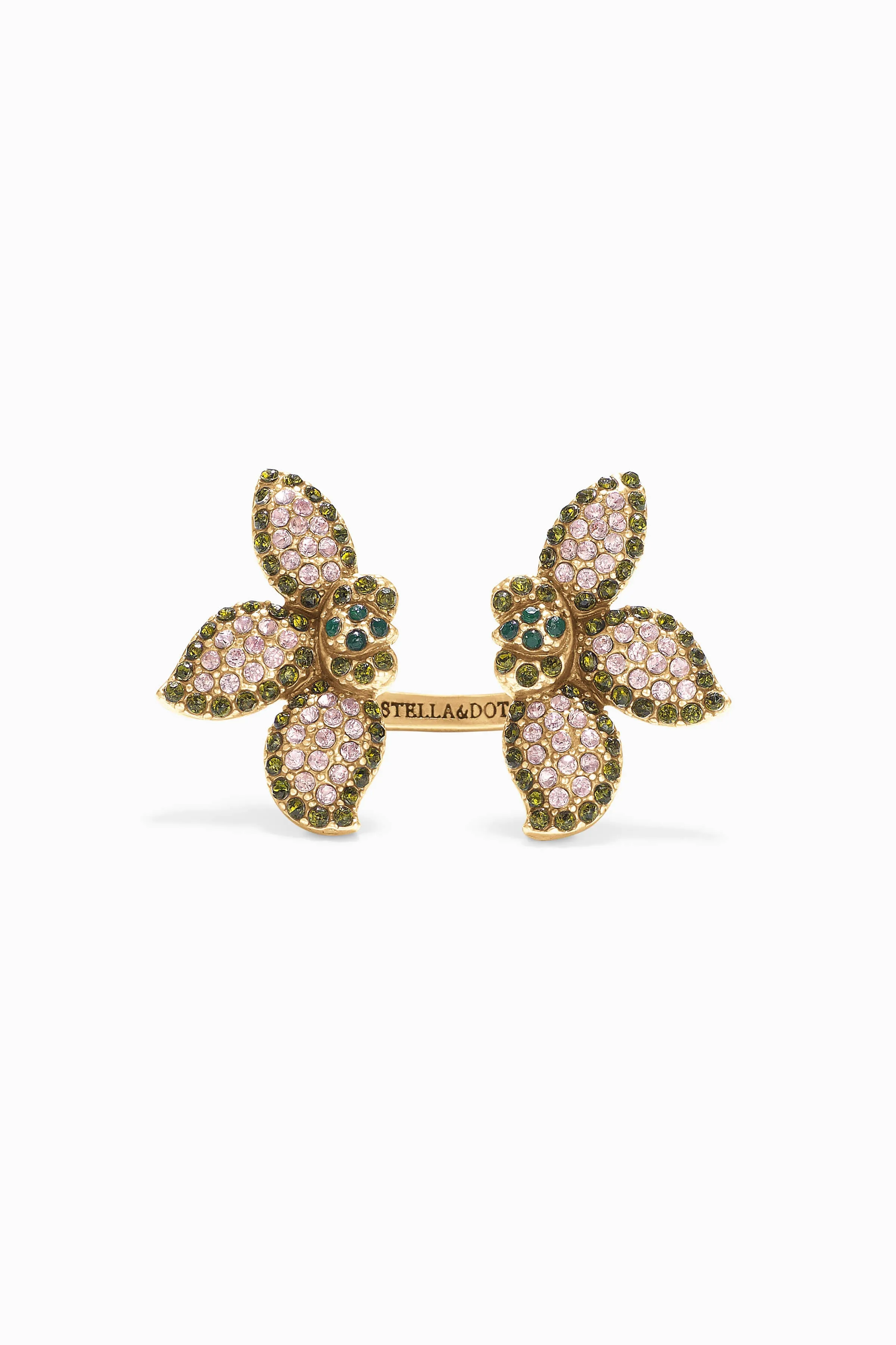 Pave Petal Ring sold by Stella & Dot