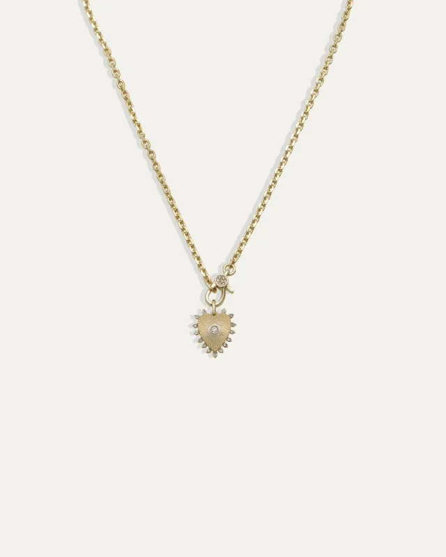 Mini Stevie Heart Necklace made by Stella & Dot