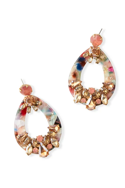 Sparkle Teardrops Earrings made by Stella & Dot