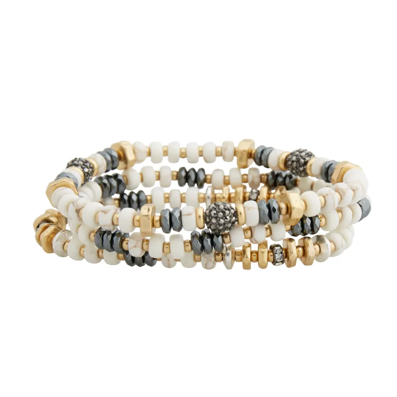 Nomad Stretch Bracelets made by Stella & Dot