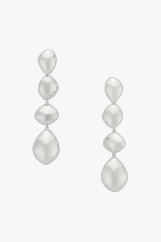 Silver Dangle Earrings [E451S] made by Stella & Dot