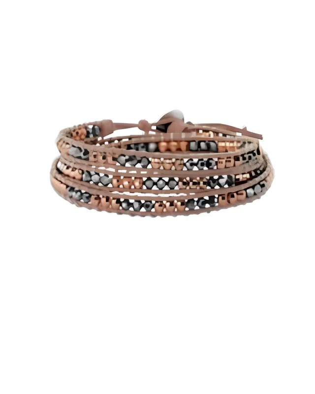 Wanderlust Triple Wrap Bracelet - Rose Gold made by Stella & Dot