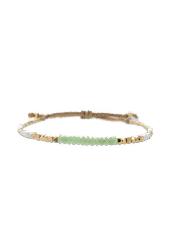 Foundation Bracelet- Green made by Stella & Dot