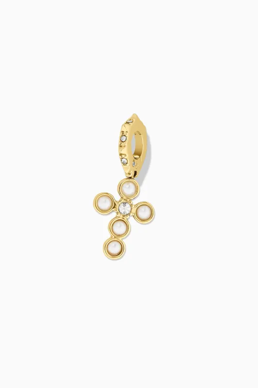 » Tatum Pearl Cross Charm (100% off) sold by Stella & Dot