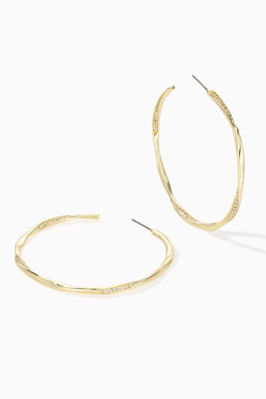 » Twist Pave Hoops (50% off) sold by Stella & Dot