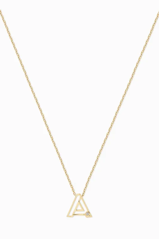 » Covet Single Initial 14kt + Diamond Necklace (50% off) sold by Stella & Dot