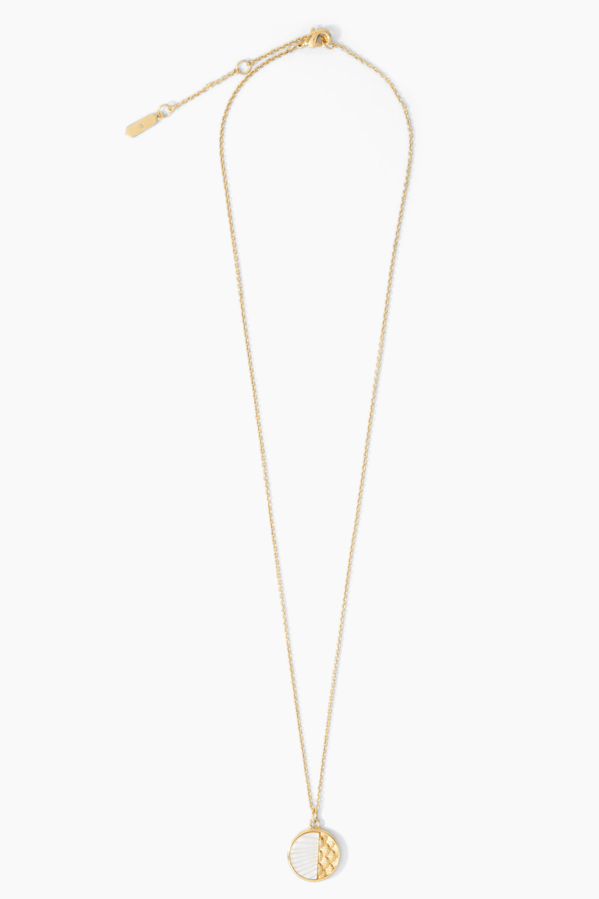 Mother of Pearl Sunrise Charm Necklace sold by Stella & Dot product image thumbnail 3