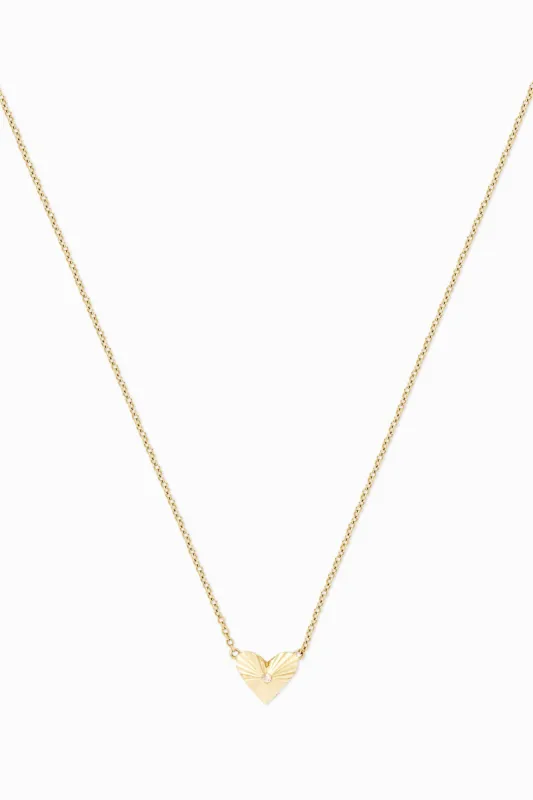 » Covet 14kt Diamond Heart Necklace (50% off) sold by Stella & Dot