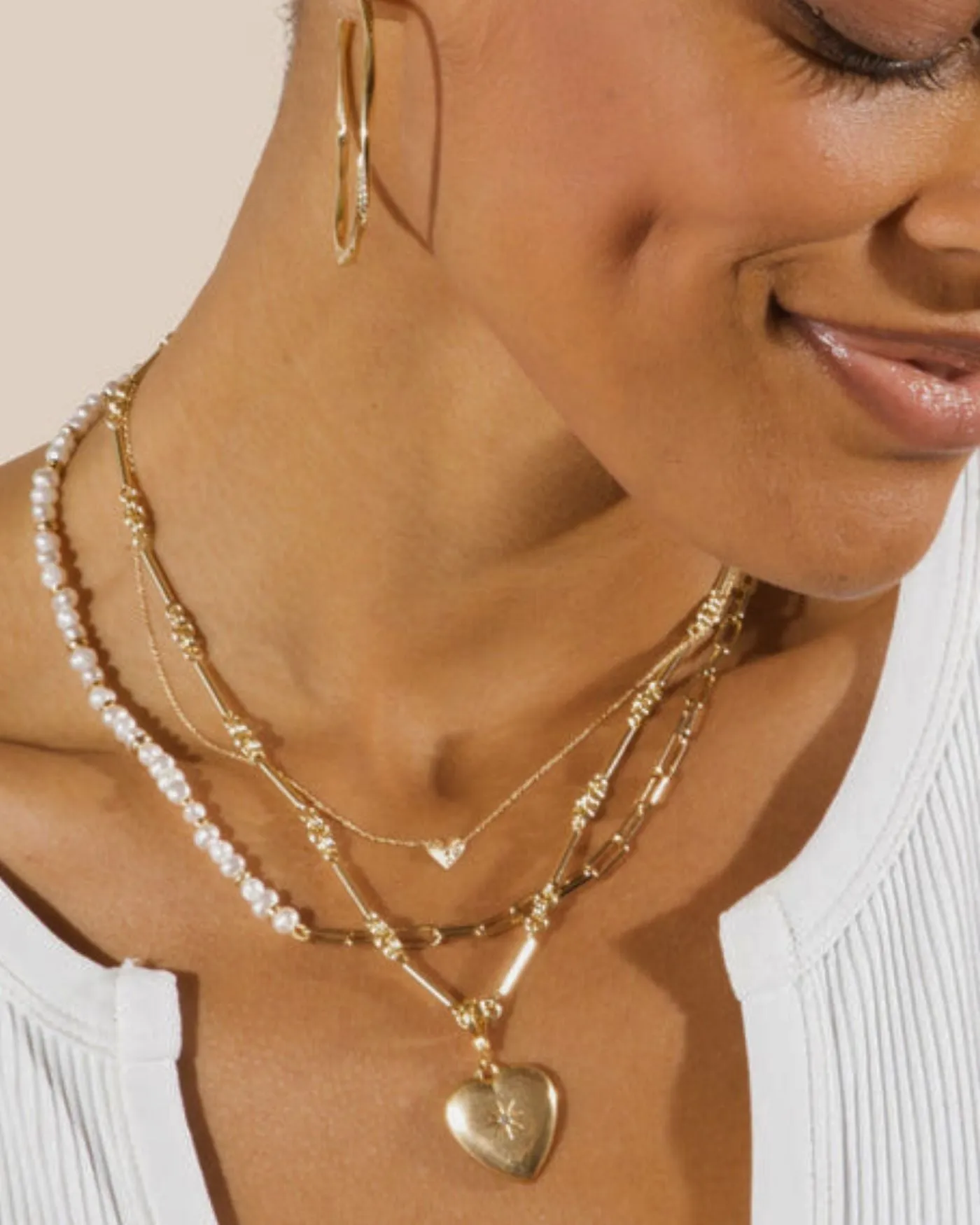 Bar Link Silver Necklace sold by Stella & Dot product image thumbnail 2
