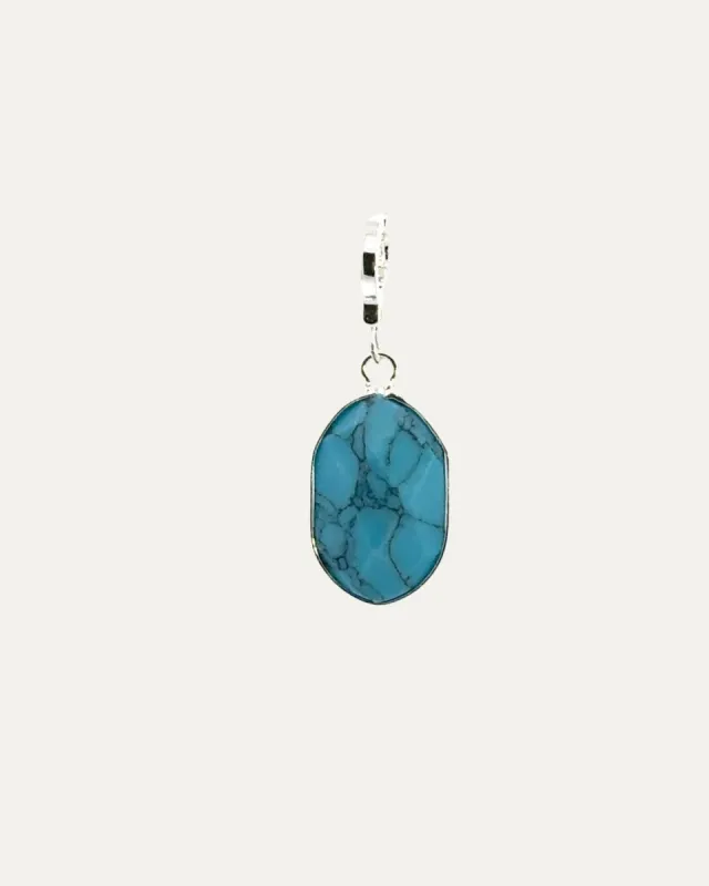 Turquoise Silver Tatum Charm sold by Stella & Dot