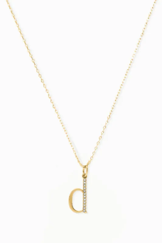 Delicate Chain + Pave Letter sold by Stella & Dot