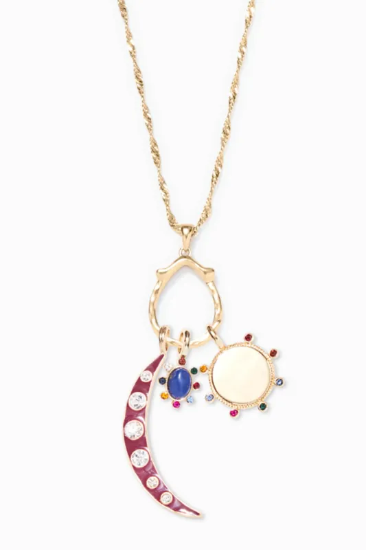 Long Charm Keeper Moon Charm Trio sold by Stella & Dot