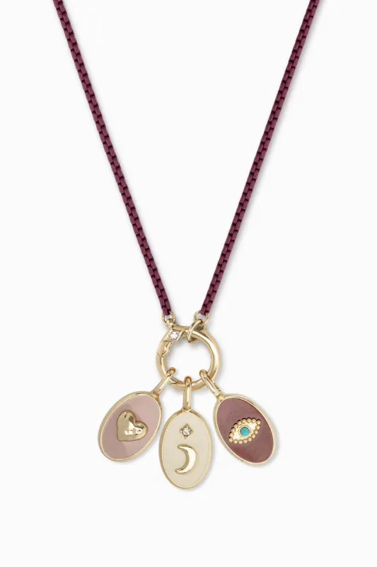 Burgundy Robin Chain Bundle made by Stella & Dot