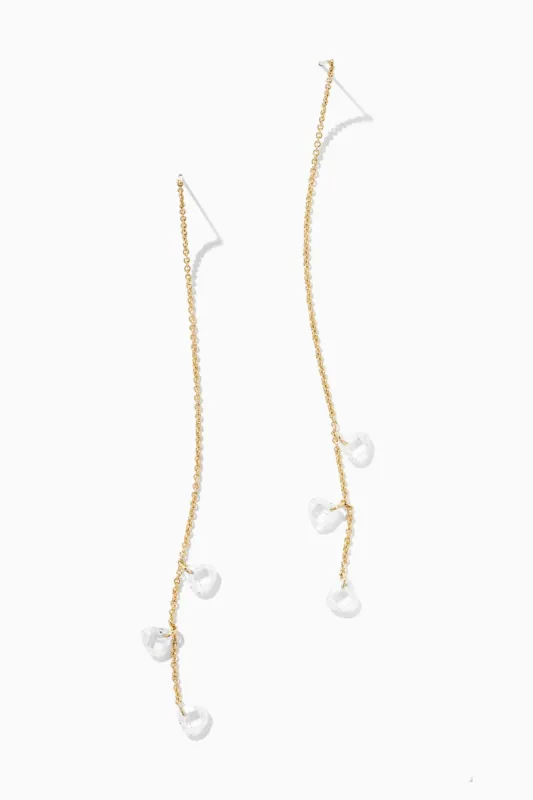 Dripping in Diamonds Earrings - Gold sold by Stella & Dot