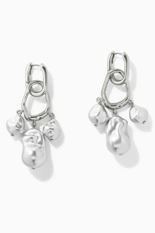 Jackie Pearl Convertible Hoop Statement Earrings sold by Stella & Dot