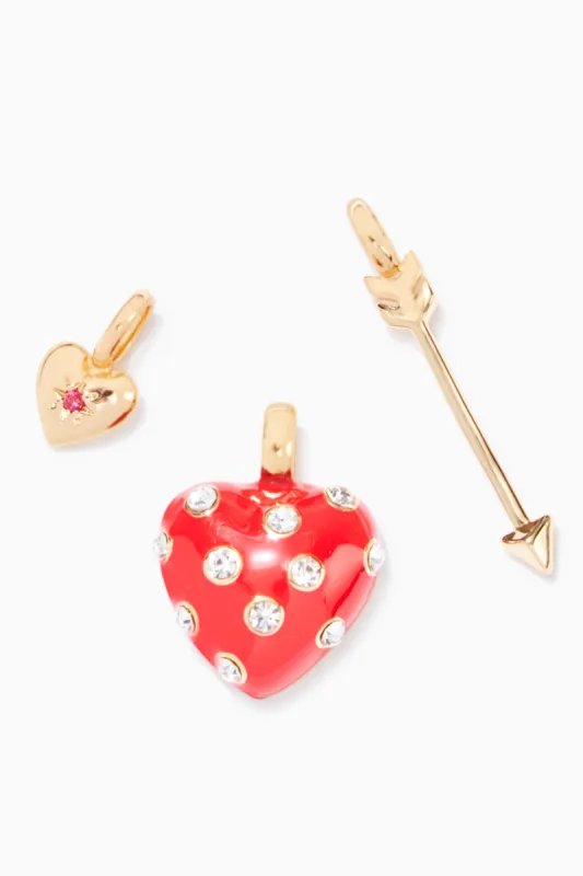 Stella Strands Heart Charm Trio Set sold by Stella & Dot