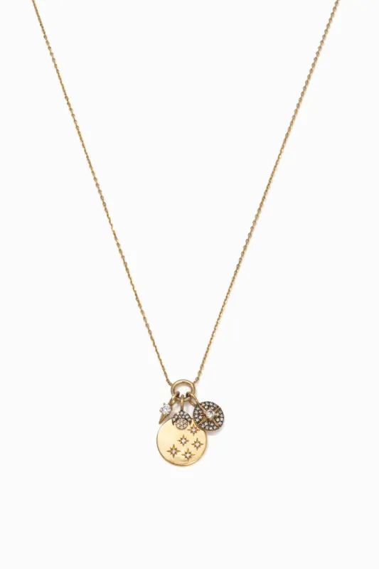 Star Struck Trio Charm Necklace sold by Stella & Dot