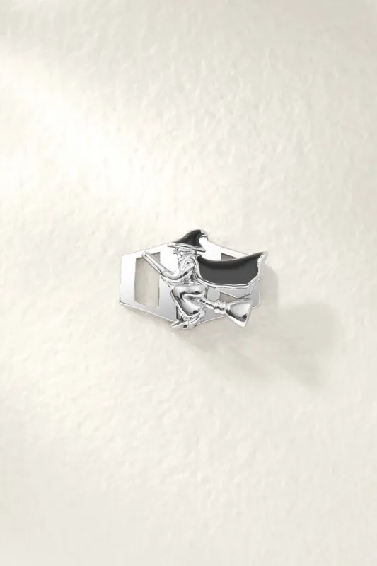 Witch on Broom KEEP Collective Slider Charm sold by Stella & Dot