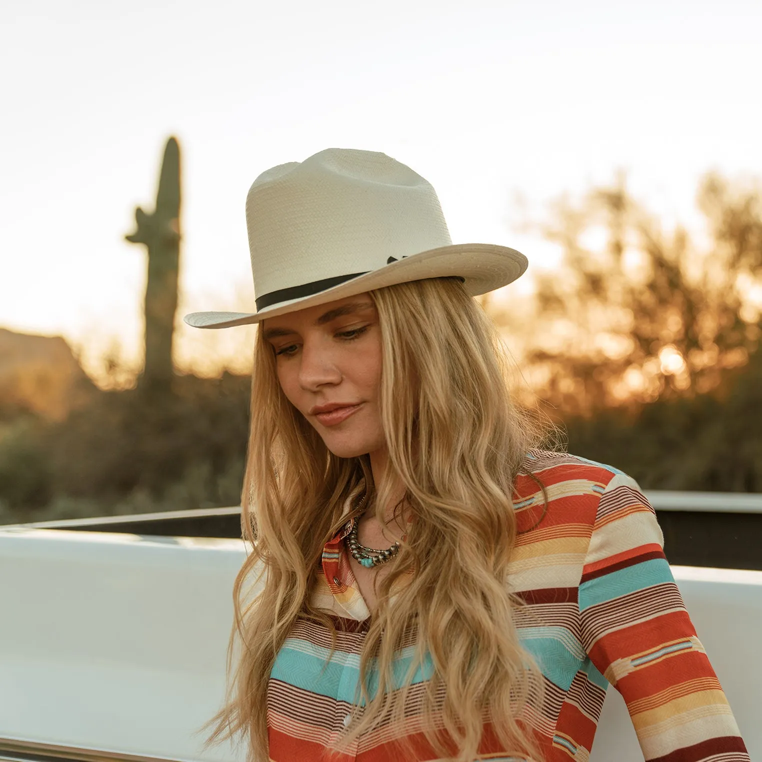 Open Road 6X Straw Cowboy Hat sold by Stetson product image thumbnail 3