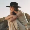 Midtown Wide Flat Brim Hat sold by Stetson