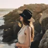Midtown Wide Flat Brim Hat sold by Stetson