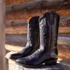 Ames Corded & Burnished Leather Boot sold by Stetson