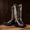 Ames Corded & Burnished Leather Boot sold by Stetson