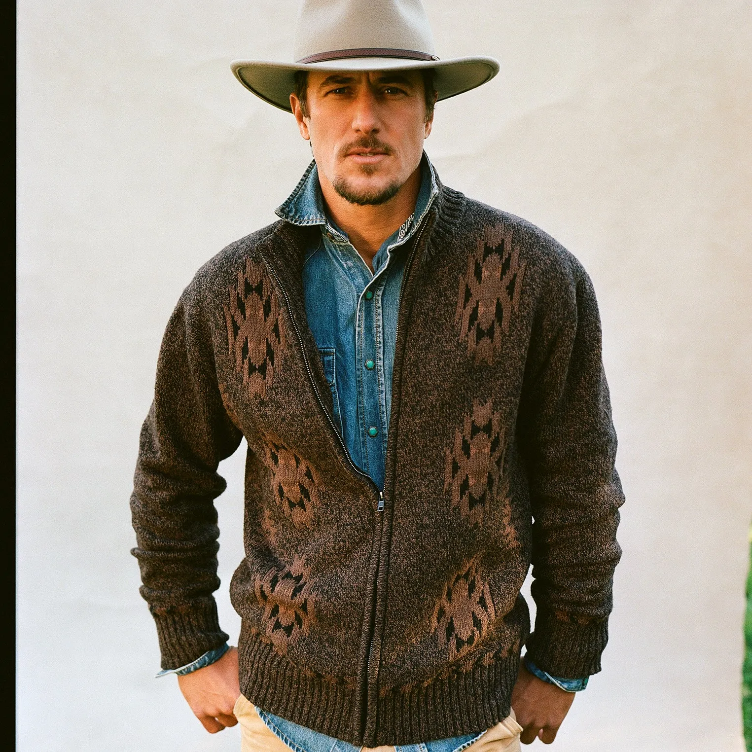 Vertical Aztec Cardigan sold by Stetson product image thumbnail 3