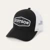 Black Core Patch Trucker Cap sold by Stetson