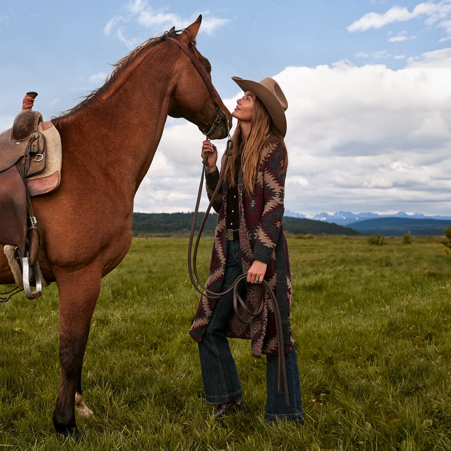 Aztec Duster Sweater sold by Stetson product image thumbnail 3