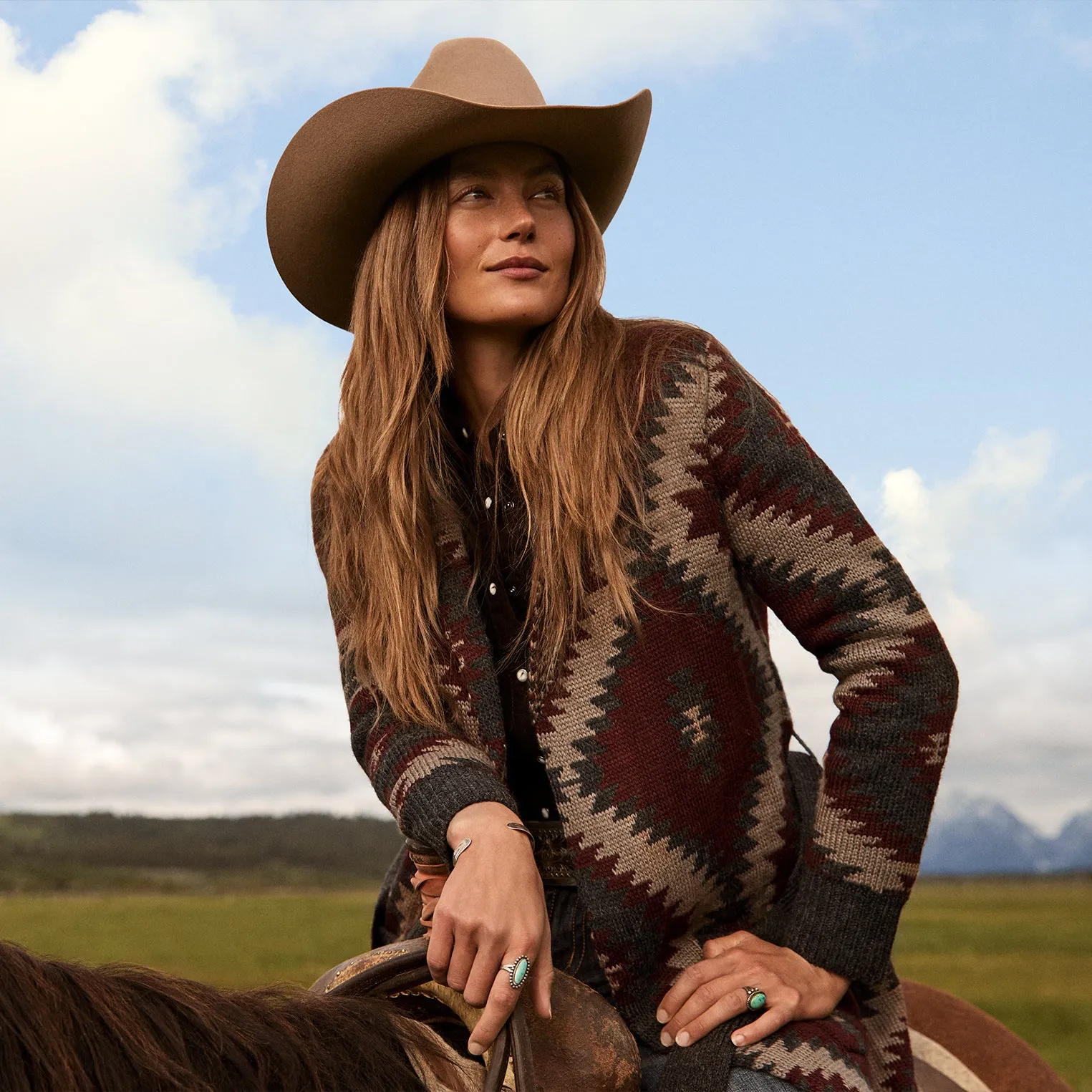 Aztec Duster Sweater sold by Stetson product image thumbnail 2