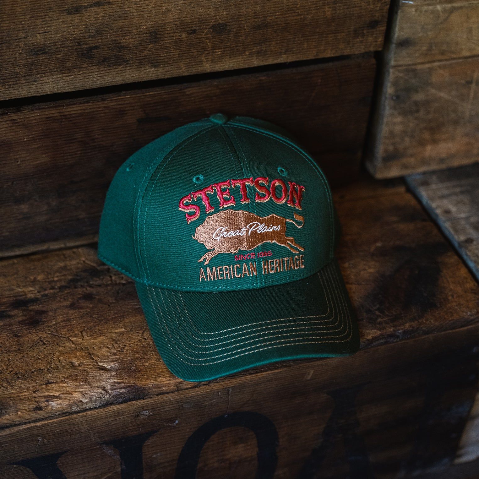 Bison Trucker Cap sold by Stetson product image thumbnail 3