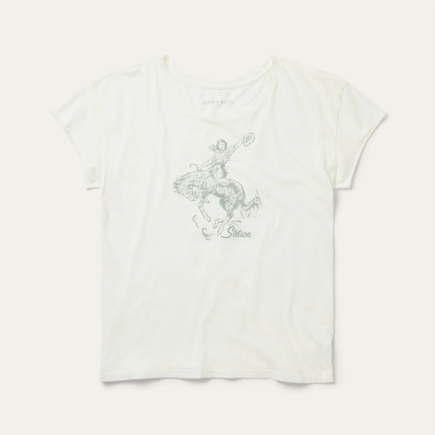 Bucking Cowgirl Graphic Tee sold by Stetson