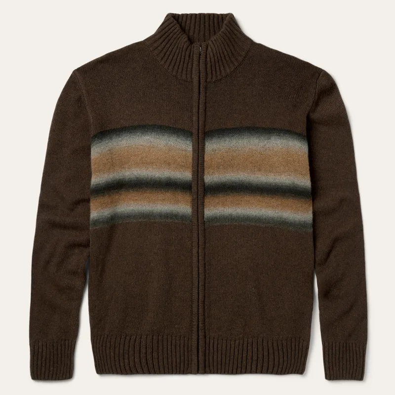 Ombre Border Stripe Cardigan sold by Stetson