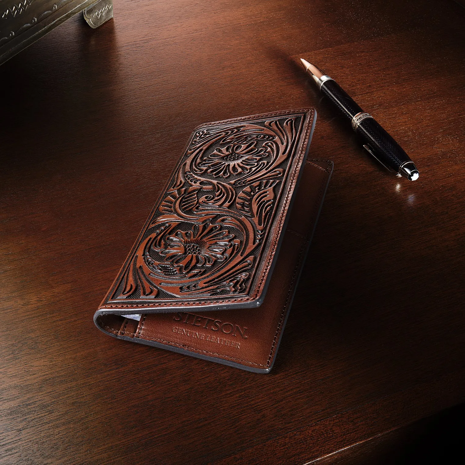 Tooled Checkbook sold by Stetson product image thumbnail 2