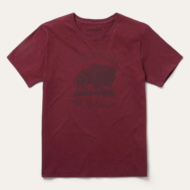 Red Bison Graphic Tee sold by Stetson