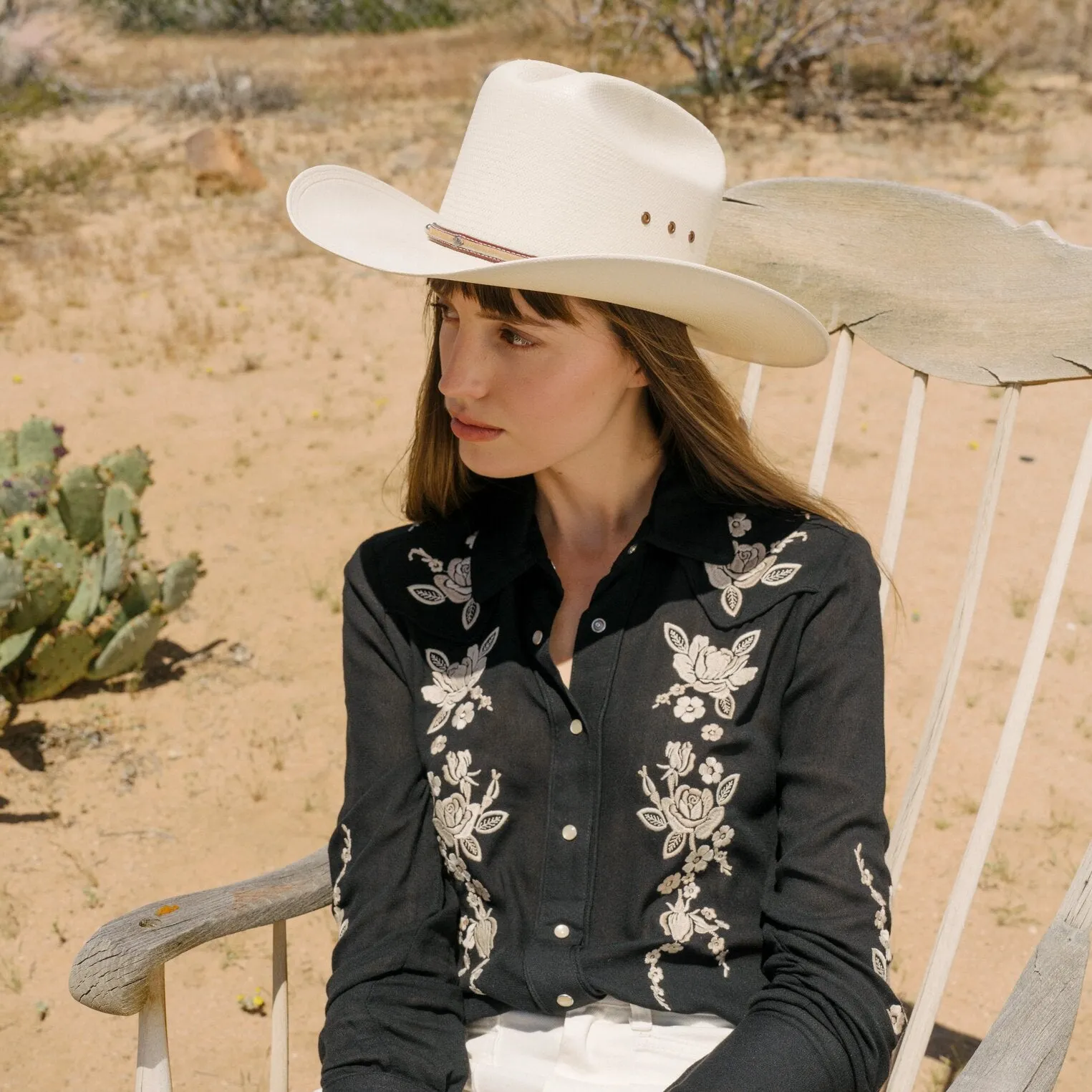 Angus 10X Straw Cowboy Hat sold by Stetson product image thumbnail 2