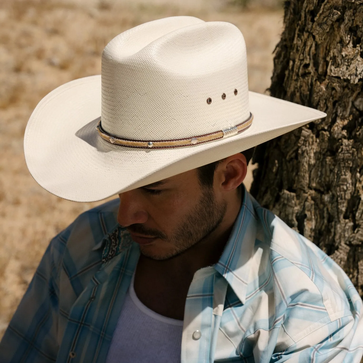 Angus 10X Straw Cowboy Hat sold by Stetson product image thumbnail 3