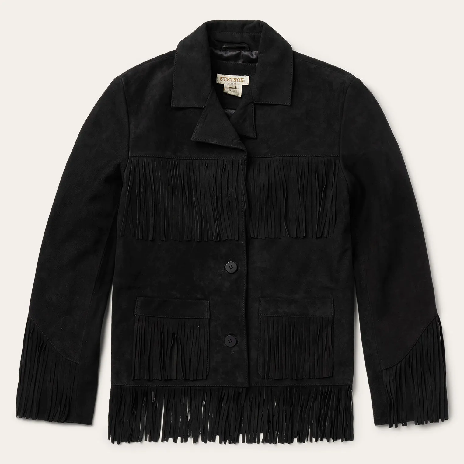 Fringe Suede Jacket sold by Stetson
