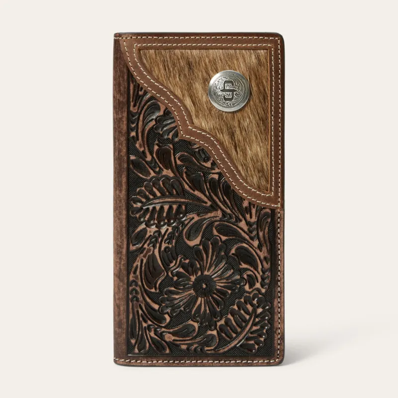 Hair-On-Hide Concho Checkbook sold by Stetson