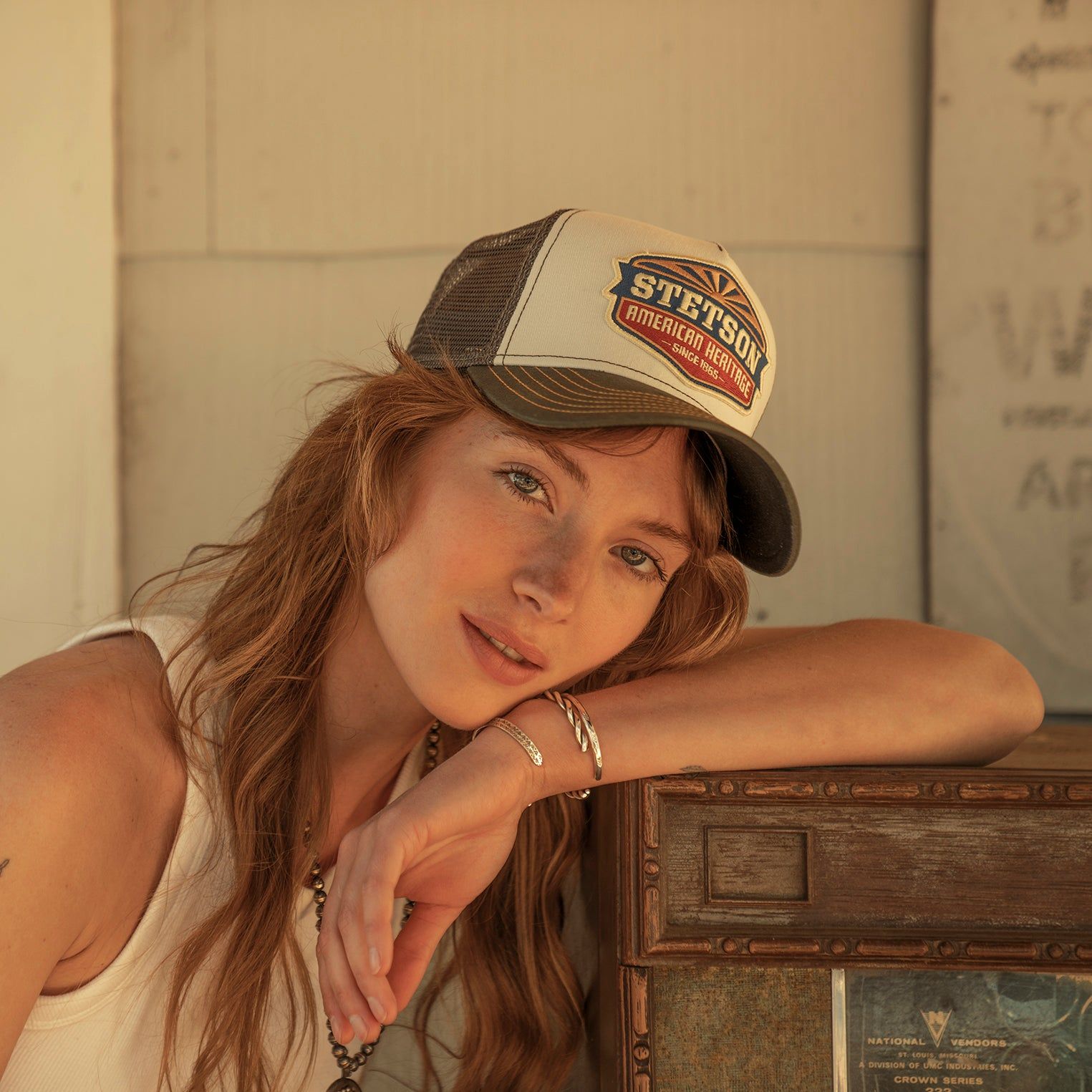 Sun Trucker Cap sold by Stetson product image thumbnail 3