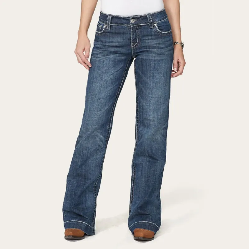 214 City Trouser Jeans With Chevron Back Pocket sold by Stetson