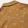Mojave Longhorn Print Snap Western Shirt sold by Stetson