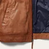 Zip-Front Lightweight Leather Jacket sold by Stetson