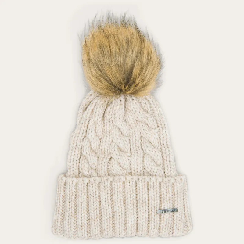 Beanie Pompom Wool/Acrylic sold by Stetson