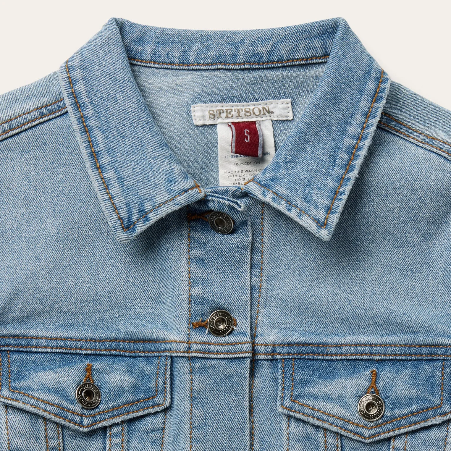 Stretch Denim Jacket sold by Stetson product image thumbnail 3