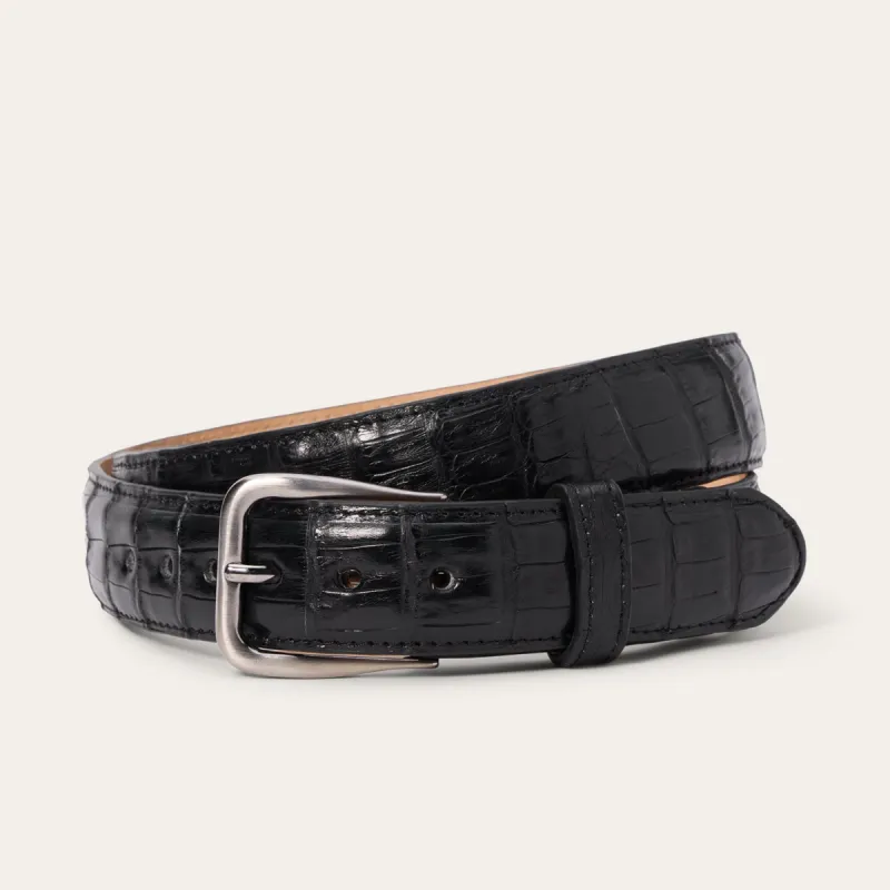 Caiman Western Tab Belt - 1 1/4" Width sold by Stetson