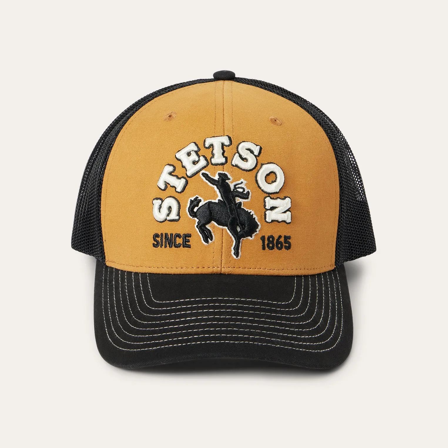 Tan Cowboy Trucker Cap sold by Stetson