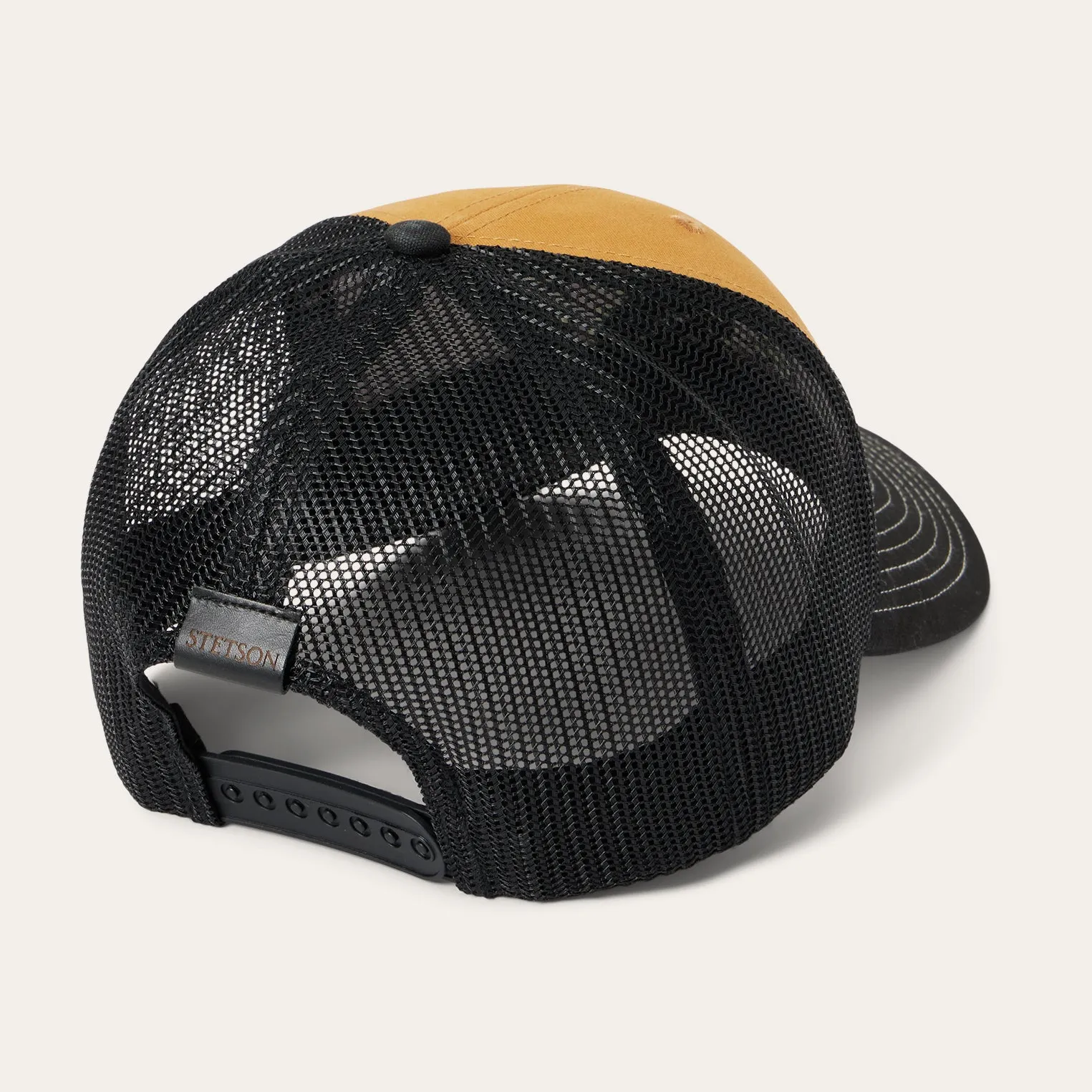 Tan Cowboy Trucker Cap sold by Stetson product image thumbnail 4